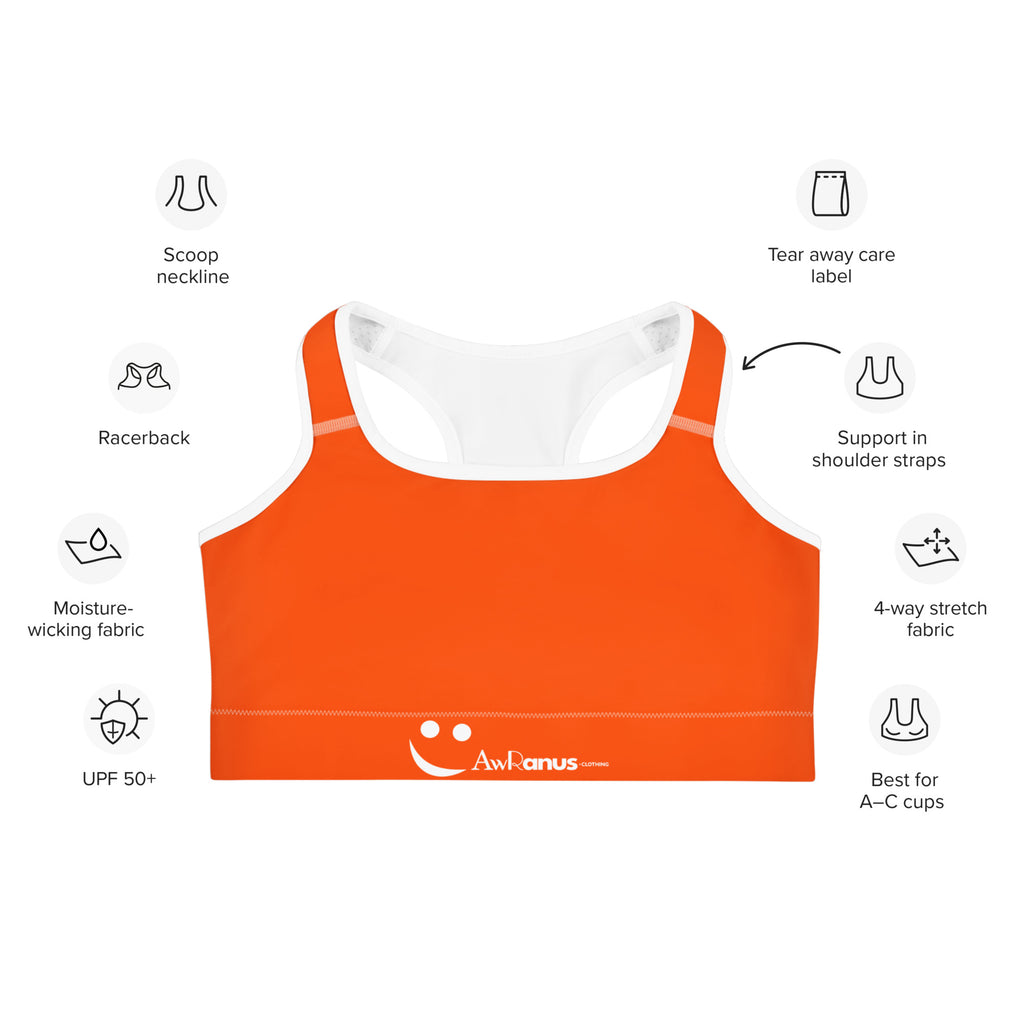 Sports Bra Sports Bra AwRans Clothing all-over-print-sports-bra-white-front-67ebec034af6f