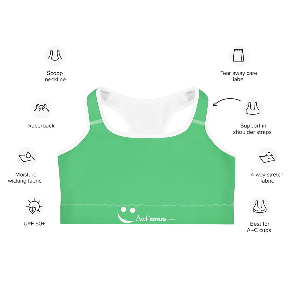 Sports Bra Sports Bra AwRans Clothing all-over-print-sports-bra-white-front-67ebf3ff057db