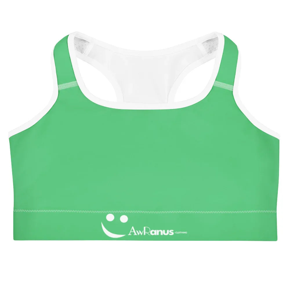 Sports Bra White Sports Bra AwRans Clothing all-over-print-sports-bra-white-front-67ebf3ff071d4