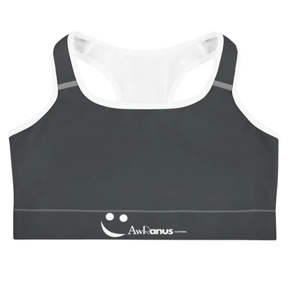Sports Bra Black-Onyx - AwRans Clothing