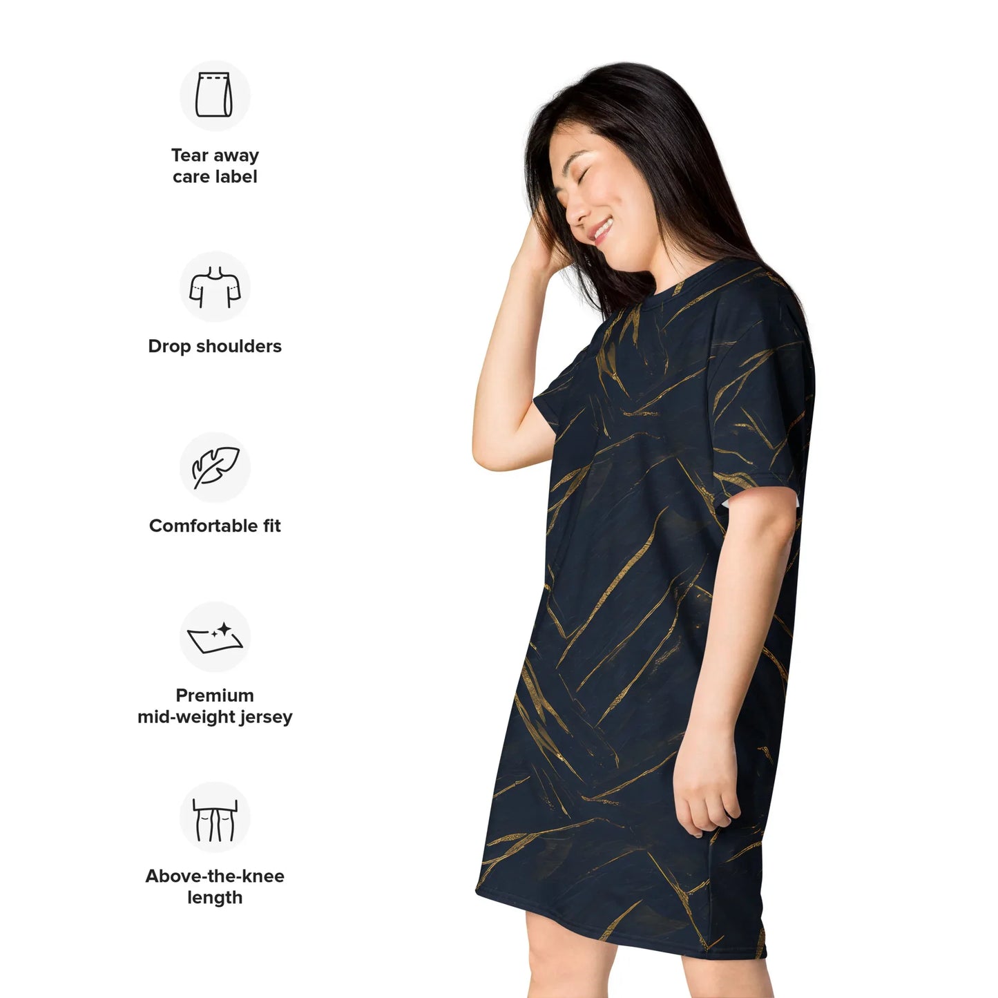 T-Shirt Dress - AwRans Clothing