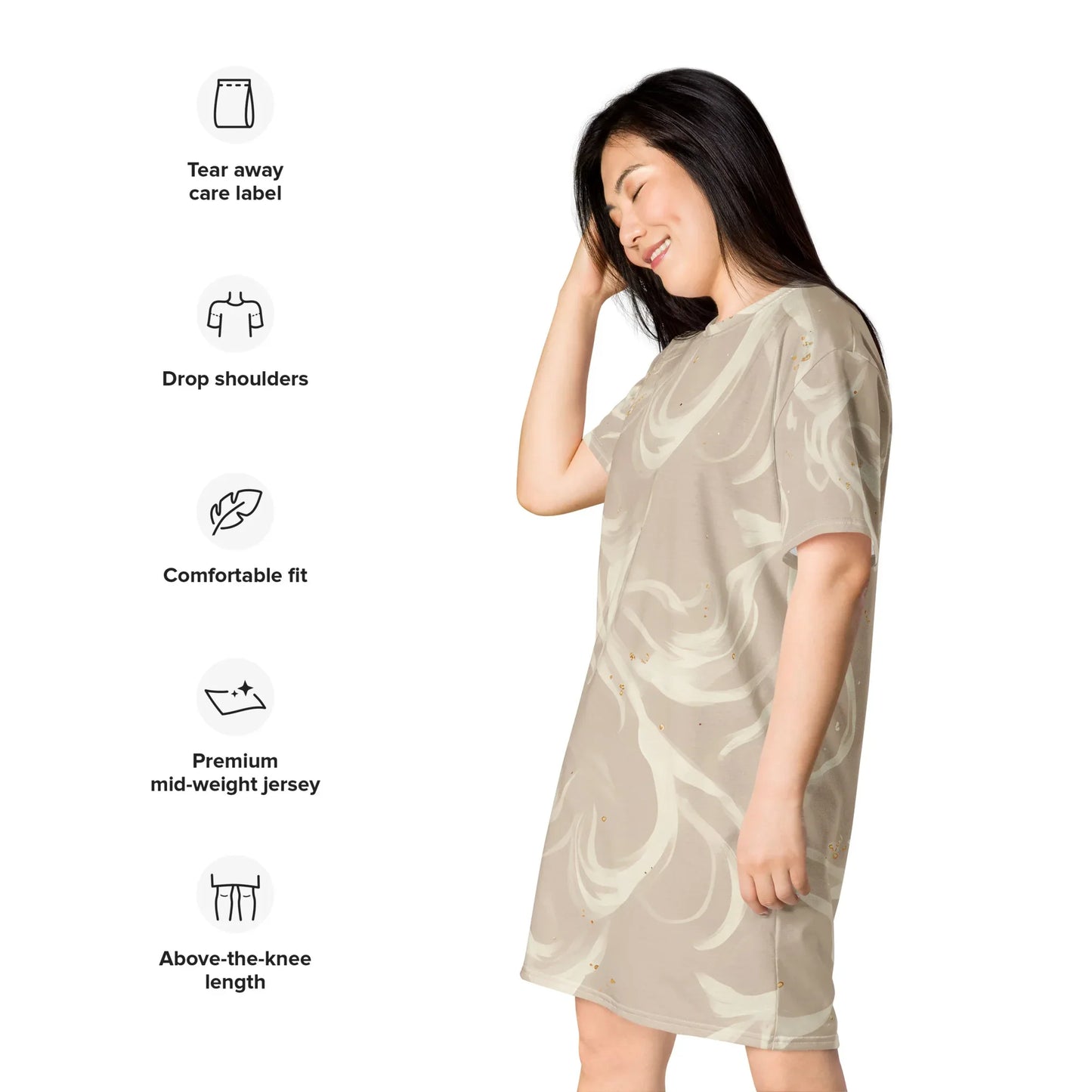 T-Shirt Dress - AwRans Clothing