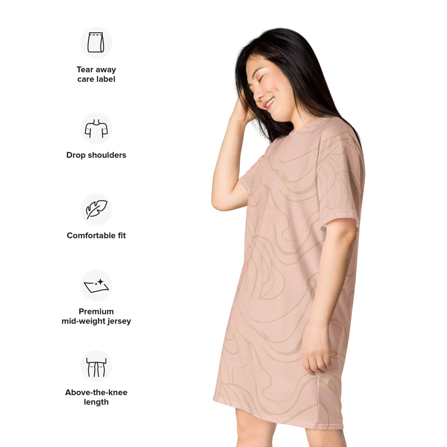 T-Shirt Dress - AwRans Clothing