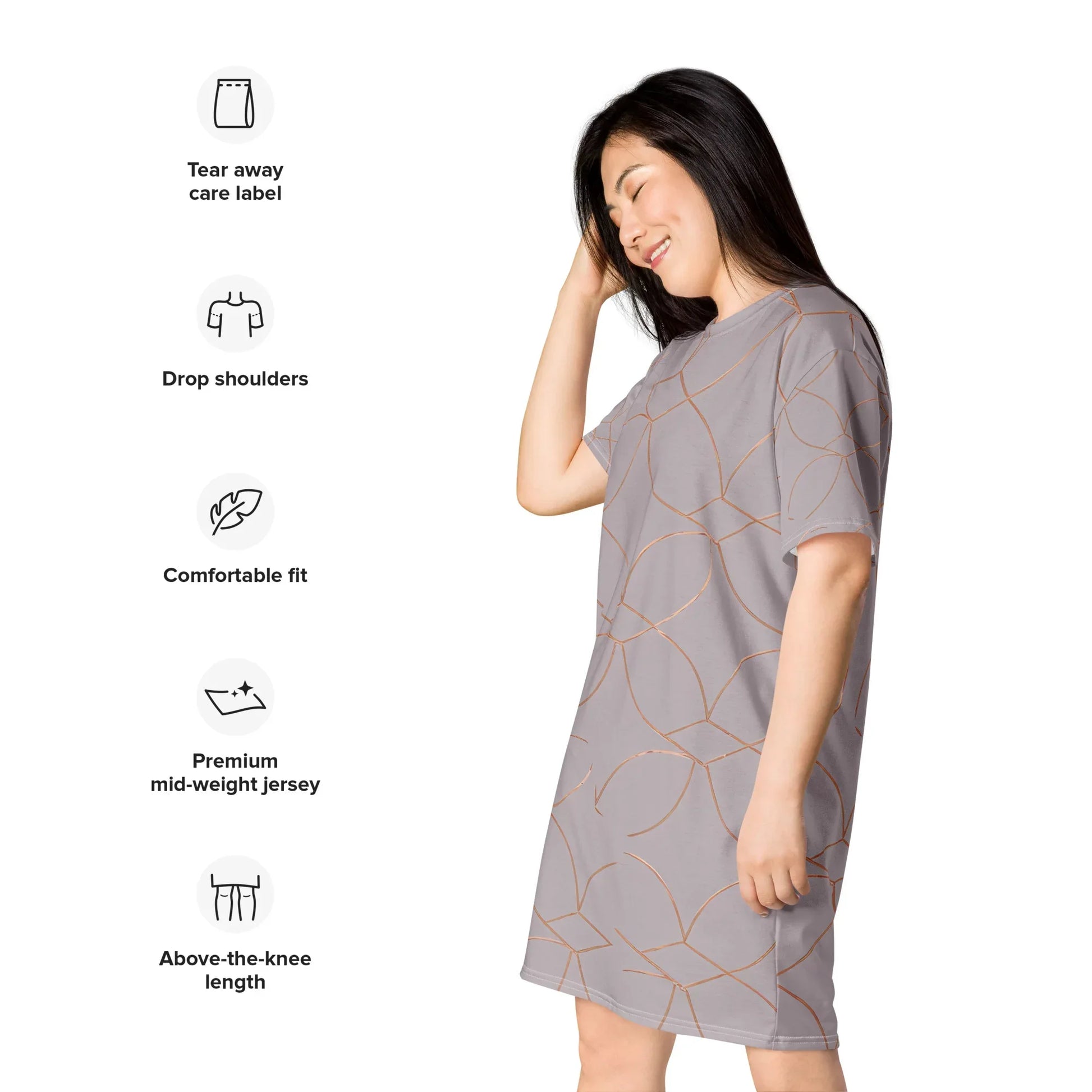 T-Shirt Dress - AwRans Clothing