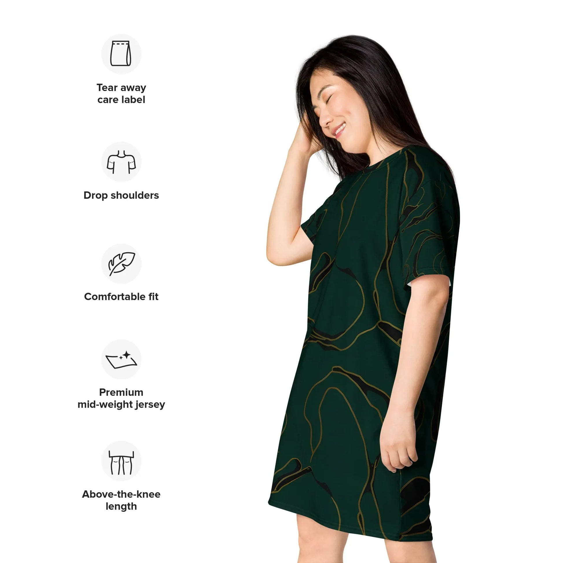 T-Shirt Dress - AwRans Clothing