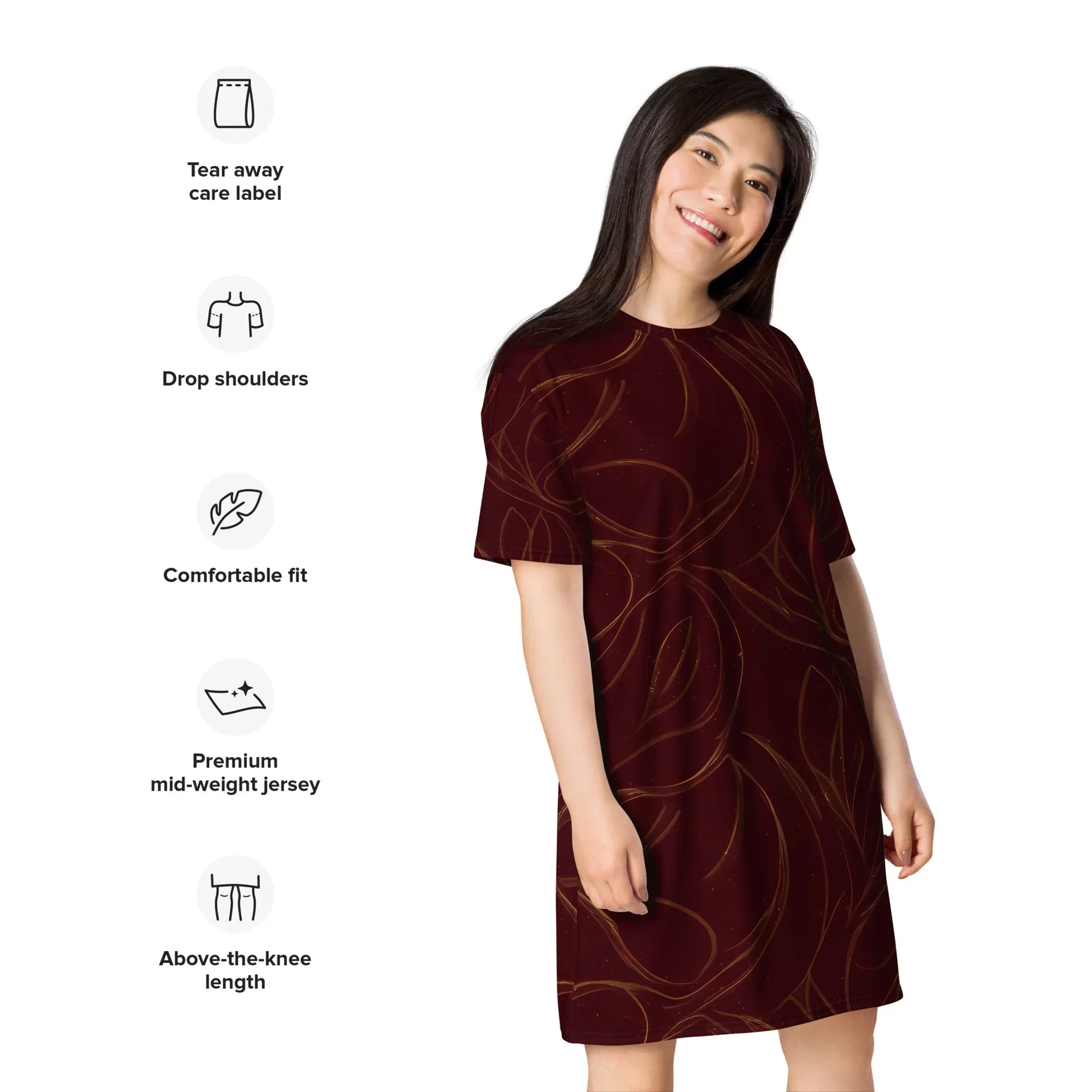 T-Shirt Dress - AwRans Clothing