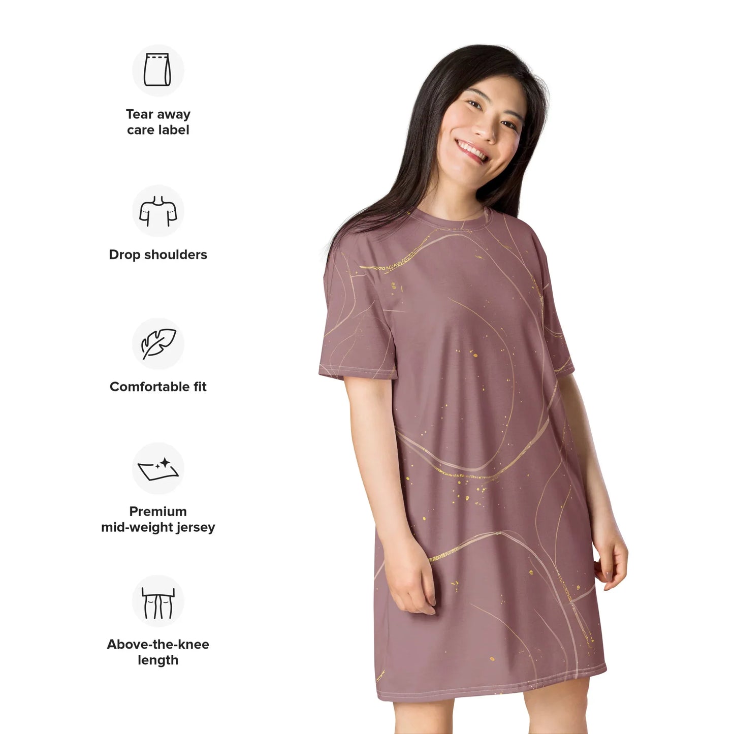 T-Shirt Dress - AwRans Clothing