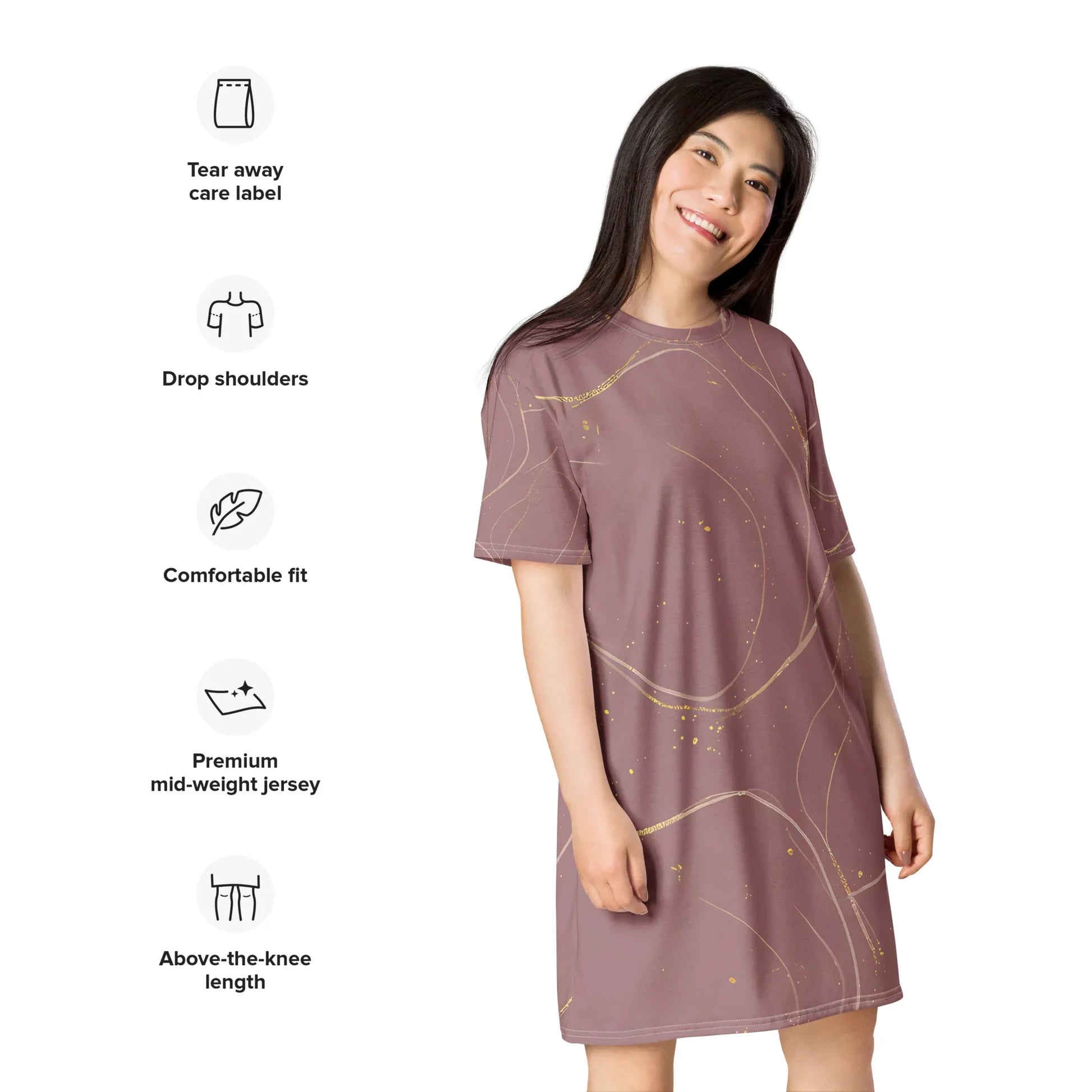 T-Shirt Dress - AwRans Clothing