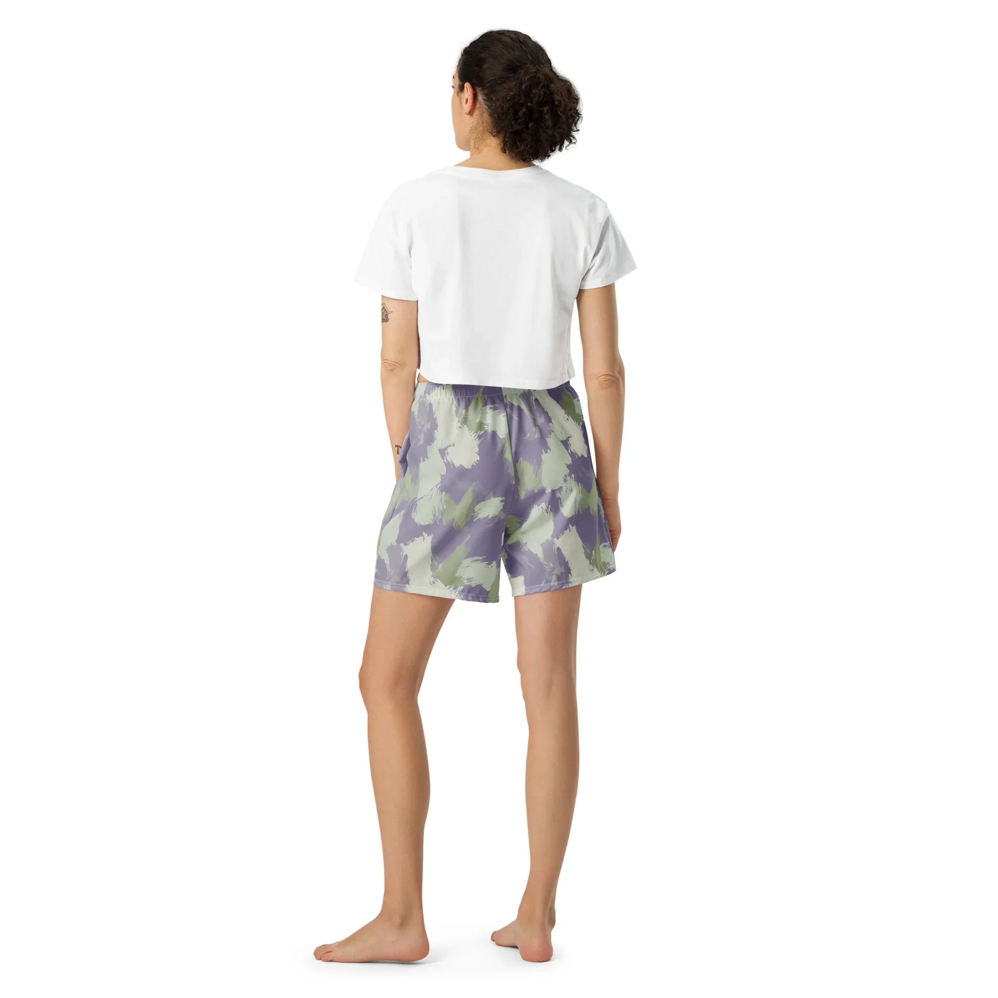 All-Over Print Unisex Athletic Long Shorts - AwRans Clothing