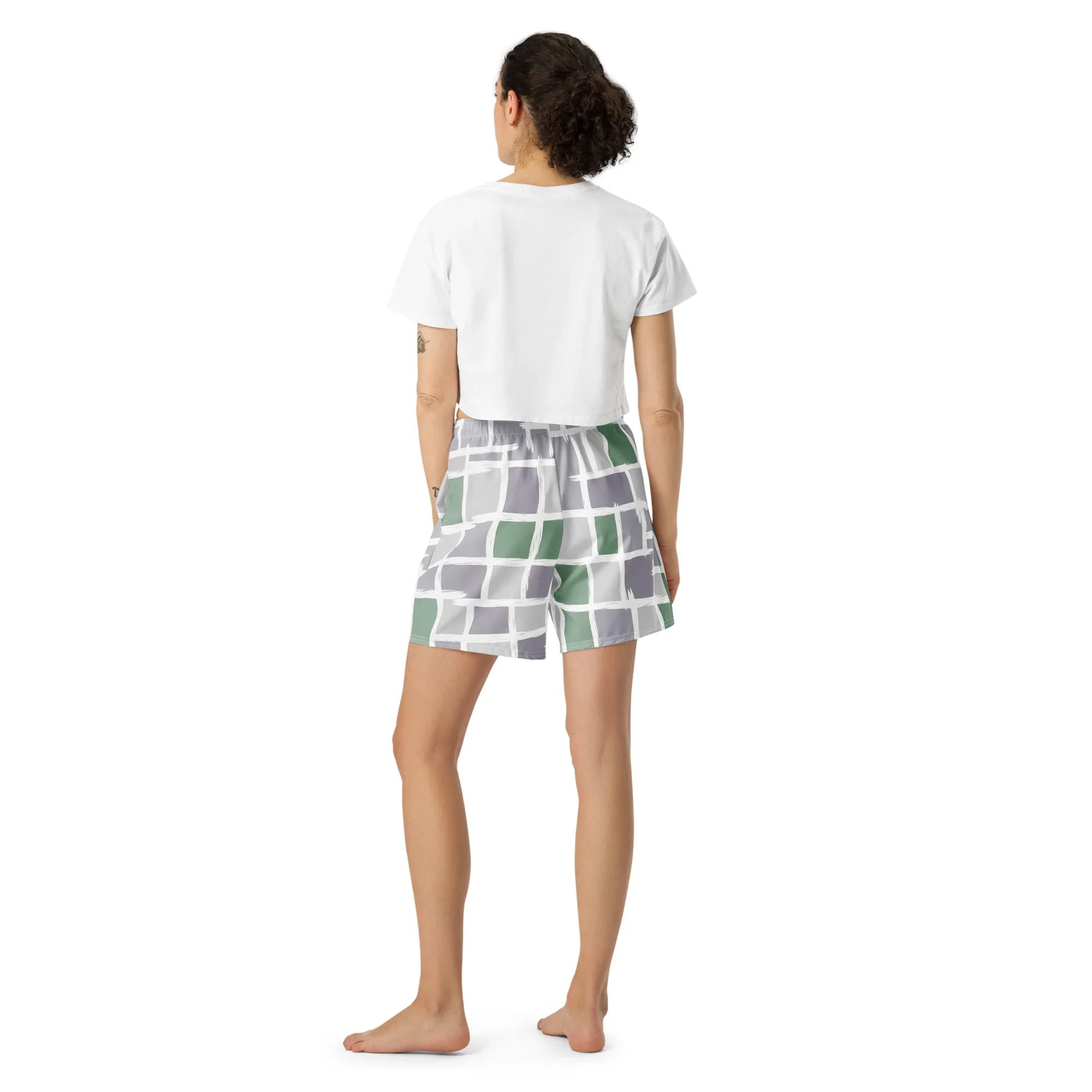 All-Over Print Unisex Athletic Long Shorts - AwRans Clothing