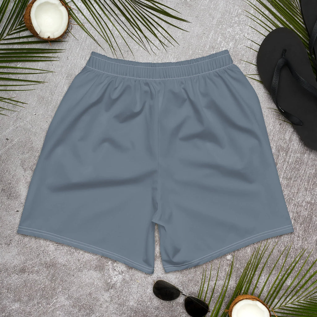 All-Over Print Unisex Athletic Long Shorts Long Shorts AwRans Clothing all-over-print-unisex-athletic-long-shorts-white-back-67534e78a9556