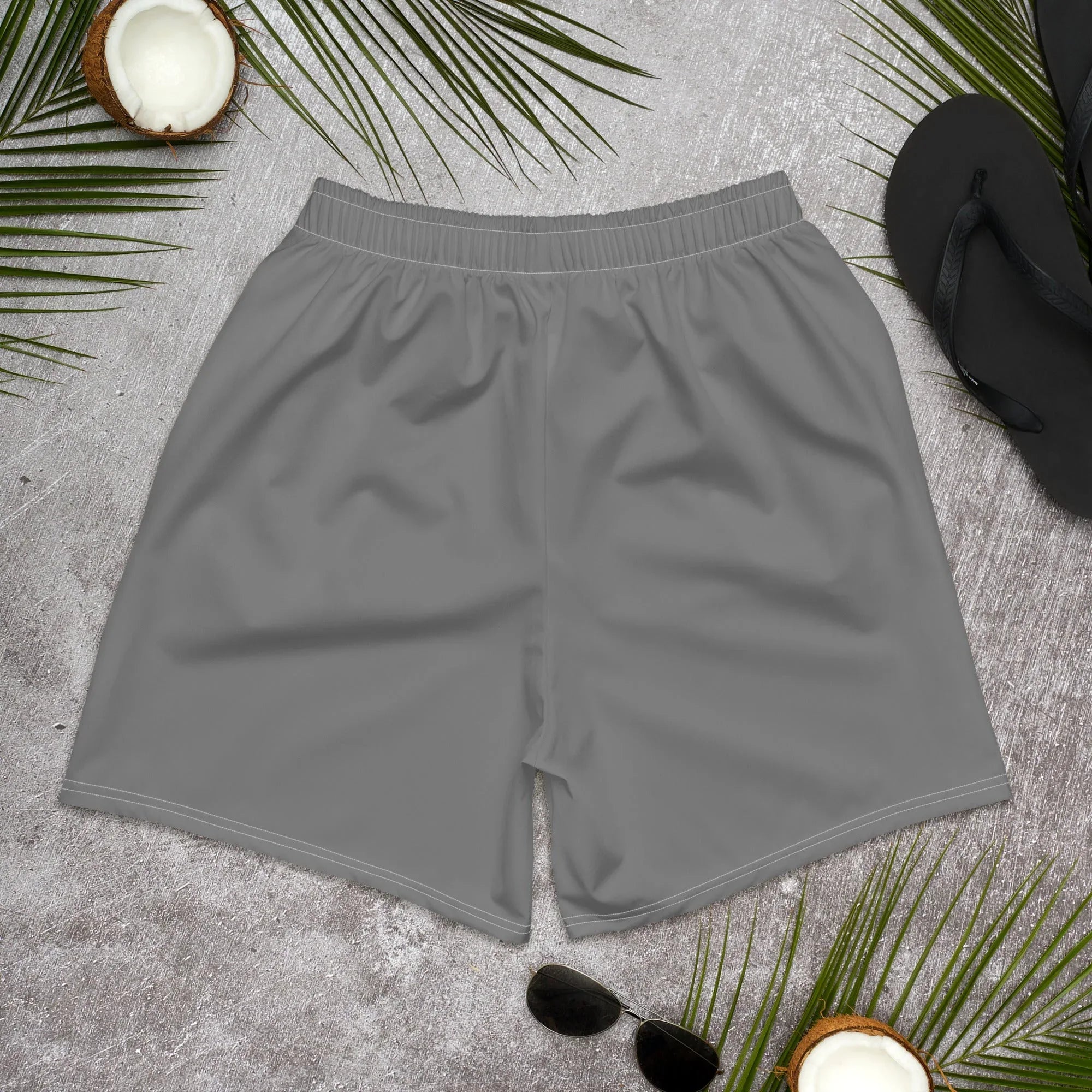 All-Over Print Unisex Athletic Long Shorts Long Shorts AwRans Clothing all-over-print-unisex-athletic-long-shorts-white-back-67534ec5602df