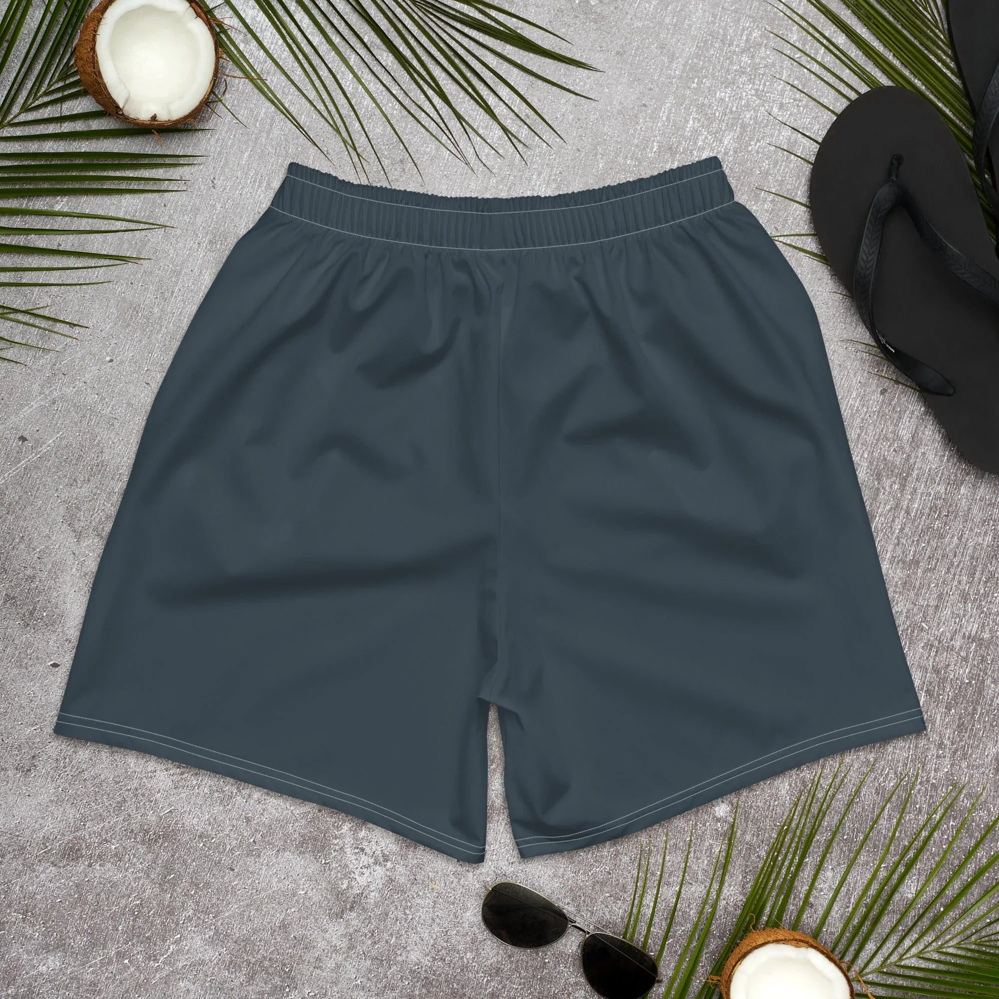 All-Over Print Unisex Athletic Long Shorts Long Shorts AwRans Clothing all-over-print-unisex-athletic-long-shorts-white-back-67534f4871de4