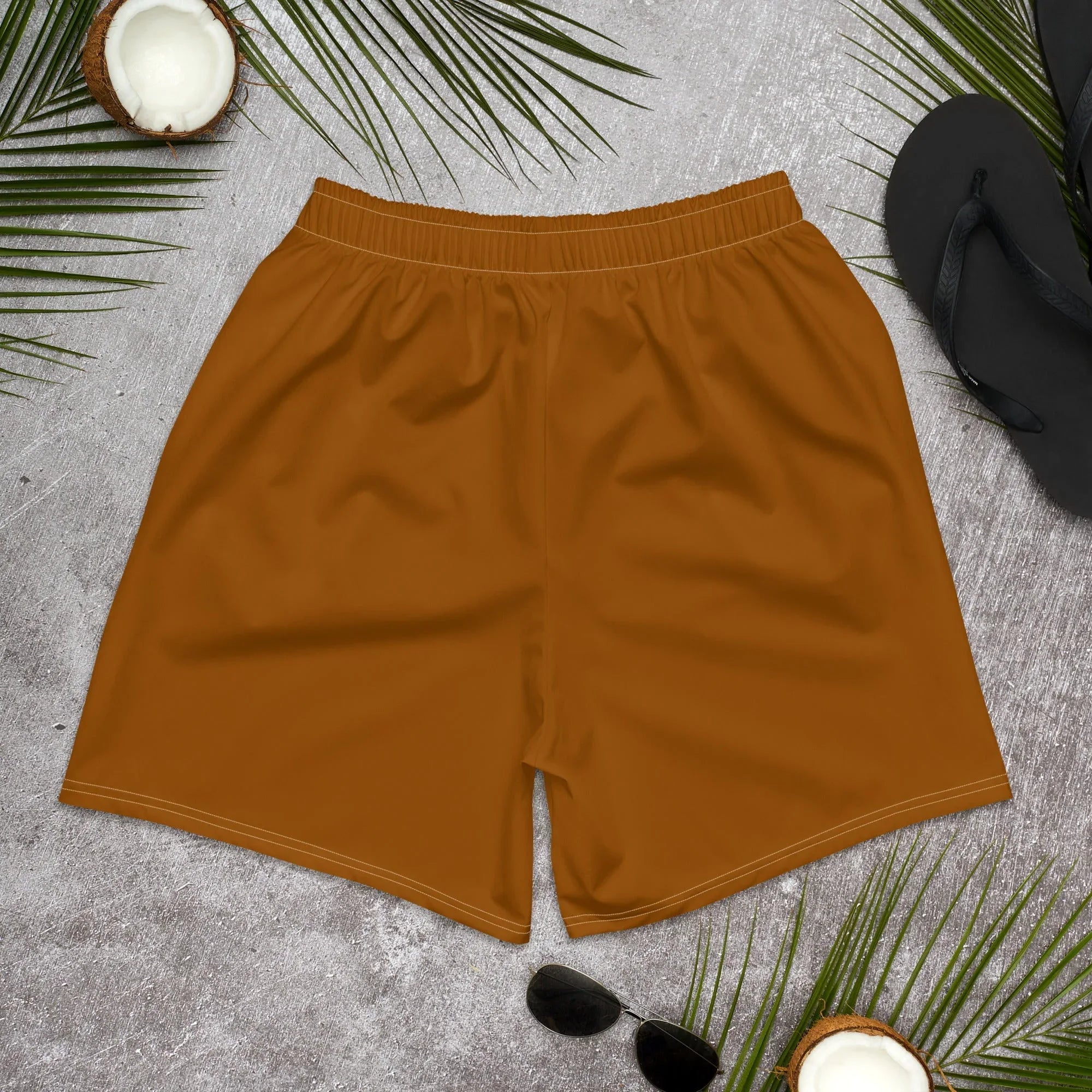 All-Over Print Unisex Athletic Long Shorts Long Shorts AwRans Clothing all-over-print-unisex-athletic-long-shorts-white-back-67534f7cebd2c