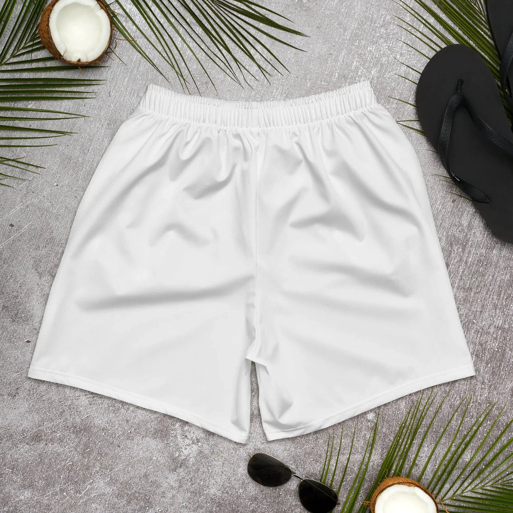 All-Over Print Unisex Athletic Long Shorts Long Shorts AwRans Clothing all-over-print-unisex-athletic-long-shorts-white-back-6753537c59498