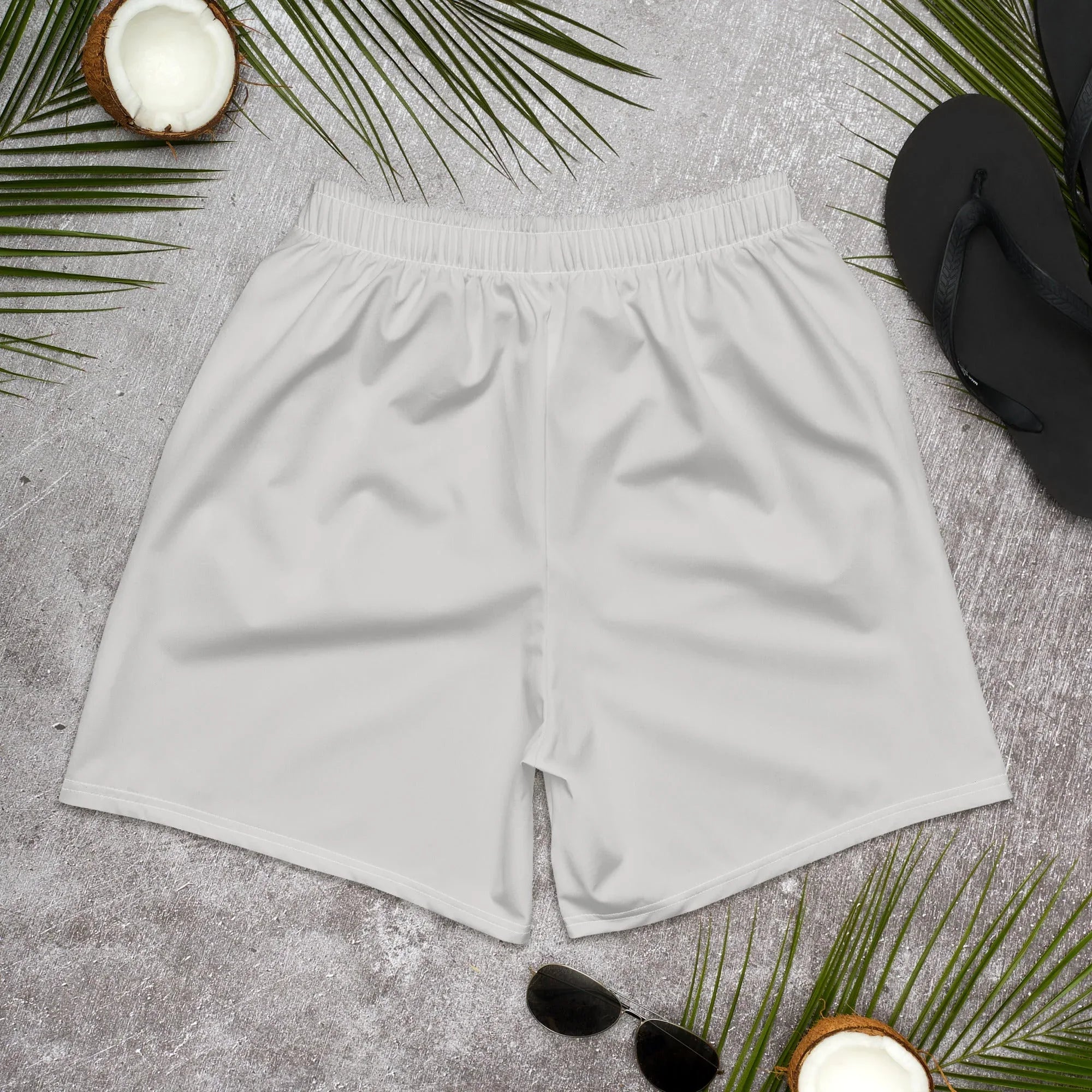 All-Over Print Unisex Athletic Long Shorts Long Shorts AwRans Clothing all-over-print-unisex-athletic-long-shorts-white-back-675353b2a1f52