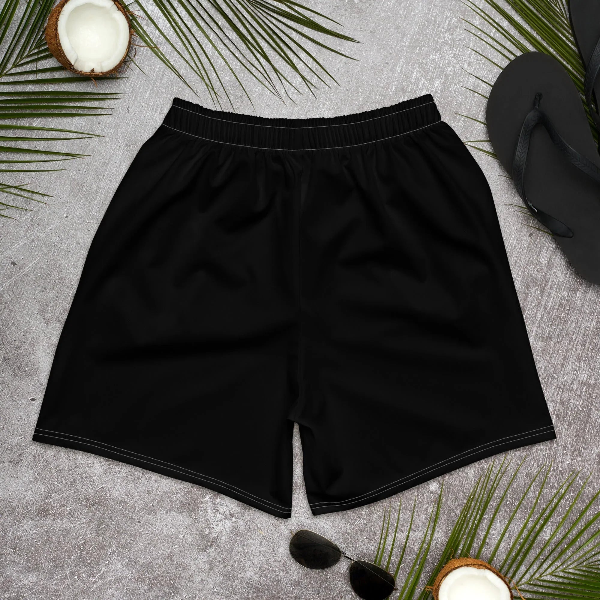 All-Over Print Unisex Athletic Long Shorts Long Shorts AwRans Clothing all-over-print-unisex-athletic-long-shorts-white-back-675353ee187a0