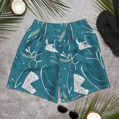 All-Over Print Unisex Athletic Long Shorts - AwRans Clothing