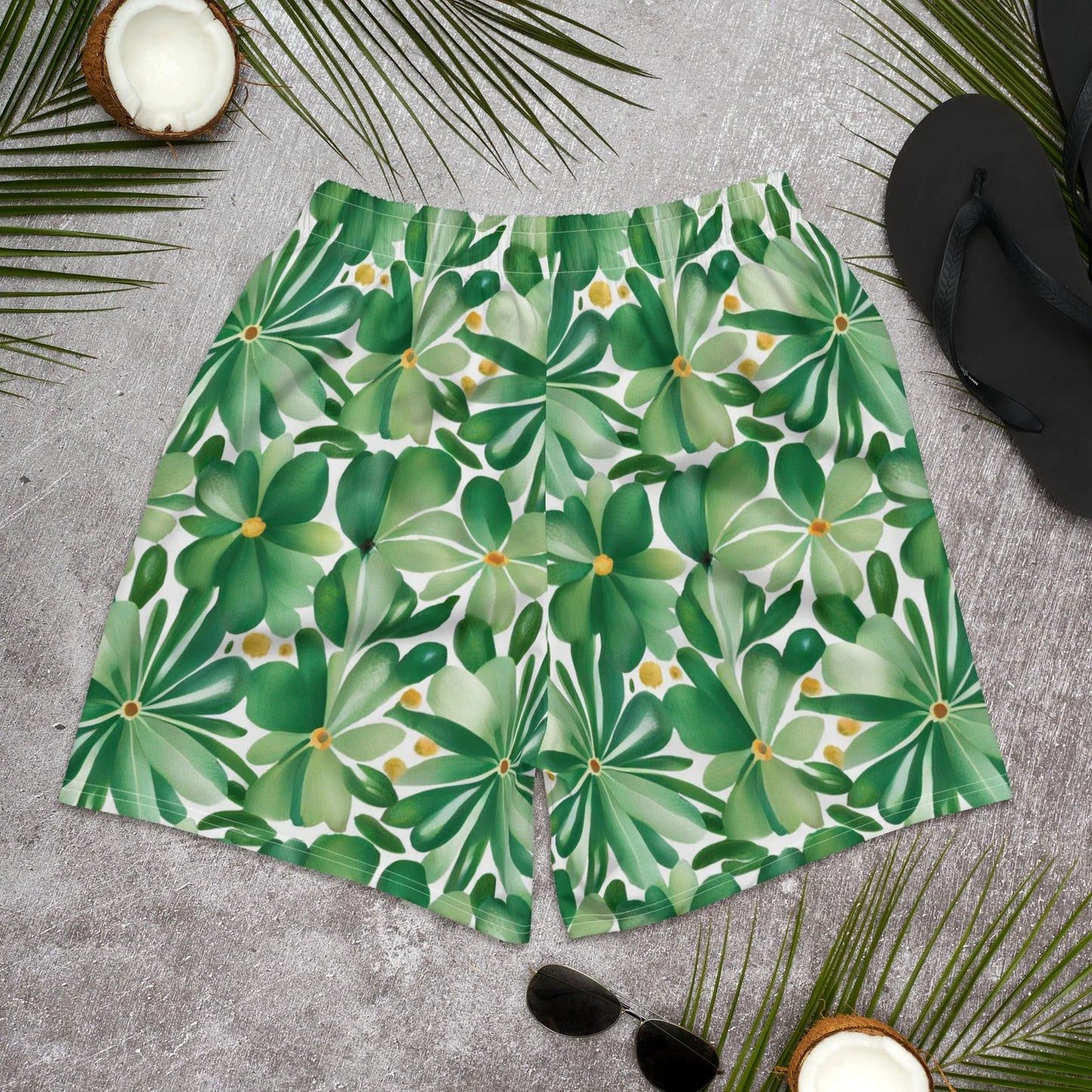 All-Over Print Unisex Athletic Long Shorts - AwRans Clothing