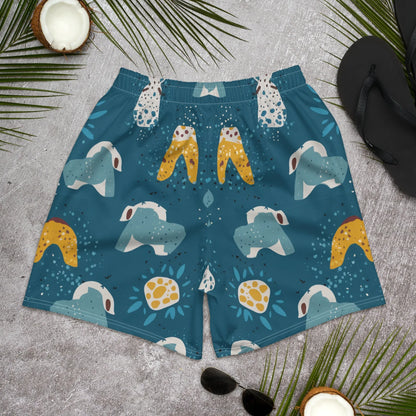 All-Over Print Unisex Athletic Long Shorts - AwRans Clothing