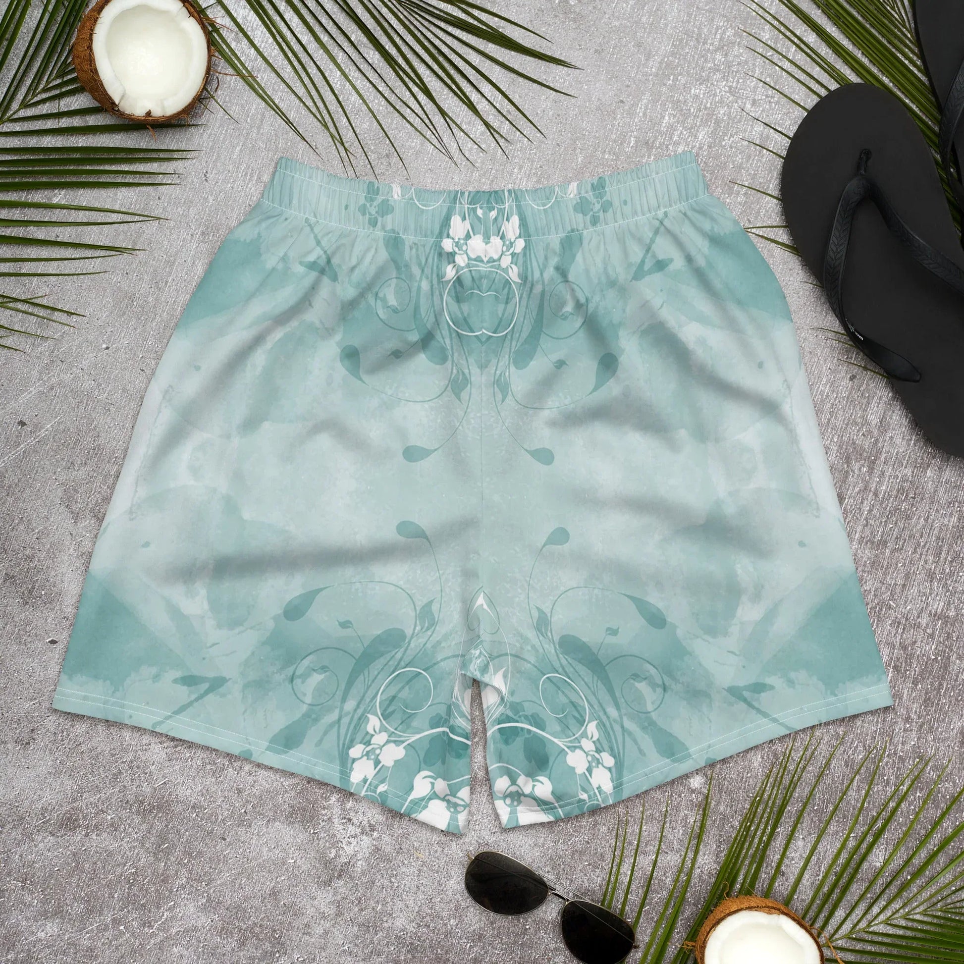 All-Over Print Unisex Athletic Long Shorts - AwRans Clothing