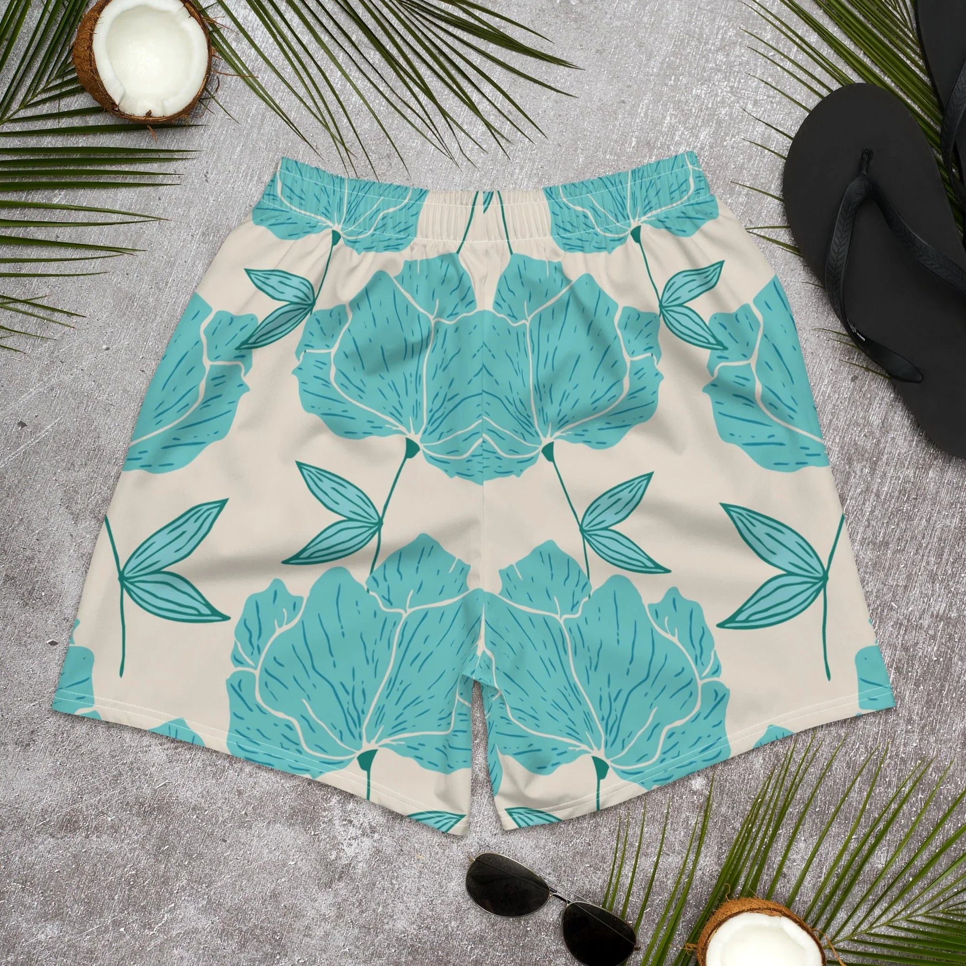 All-Over Print Unisex Athletic Long Shorts - AwRans Clothing