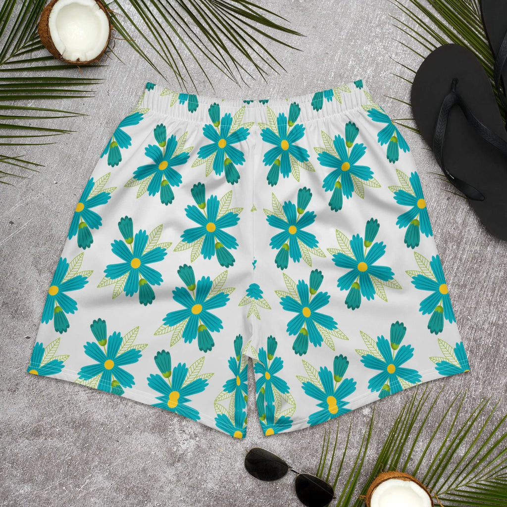 All-Over Print Unisex Athletic Long Shorts Long Shorts AwRans Clothing all-over-print-unisex-athletic-long-shorts-white-back-67536ea44d63a