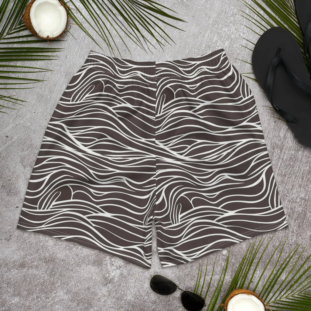 All-Over Print Unisex Athletic Long Shorts Long Shorts AwRans Clothing all-over-print-unisex-athletic-long-shorts-white-back-67536f3672f06