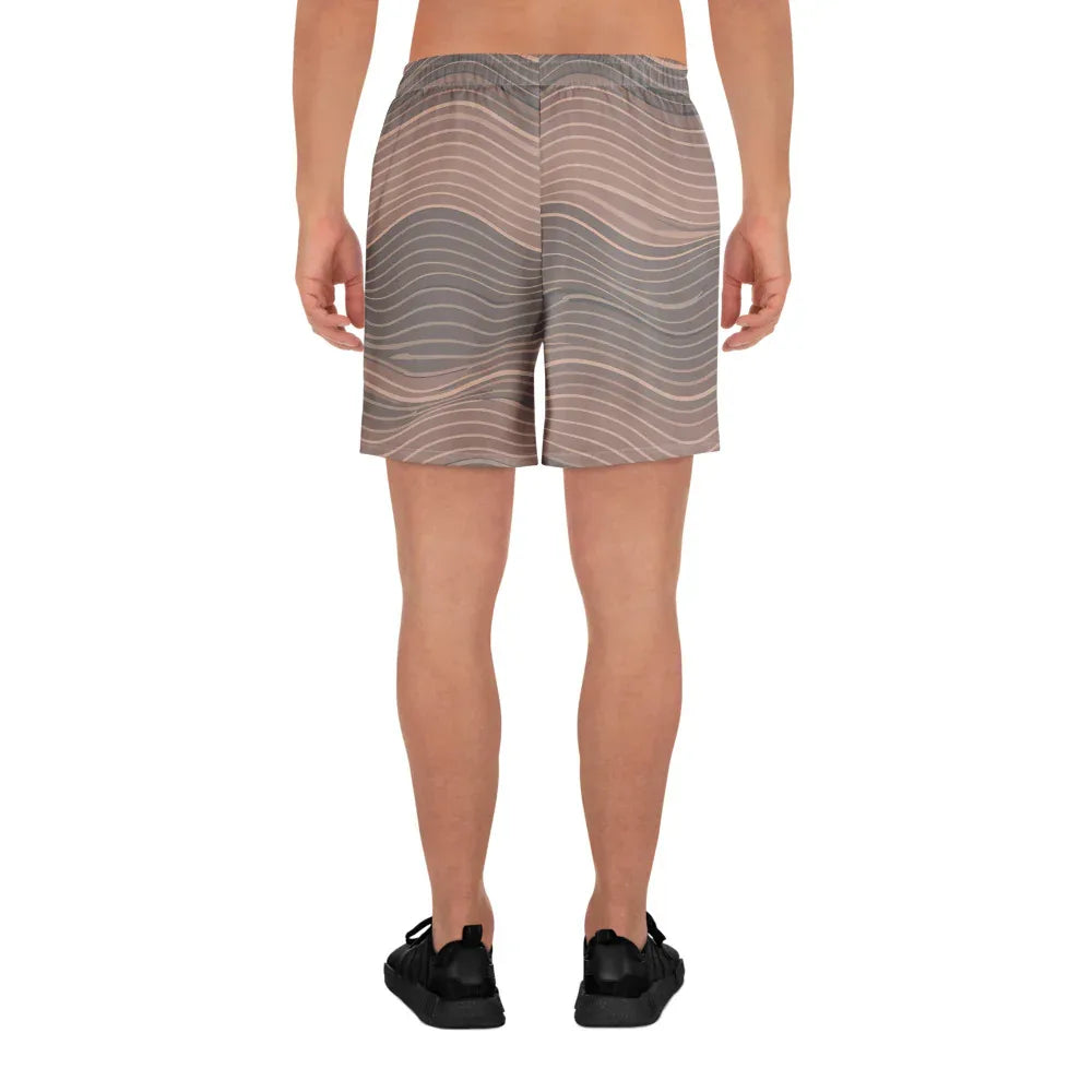 All-Over Print Unisex Athletic Long Shorts - AwRans Clothing