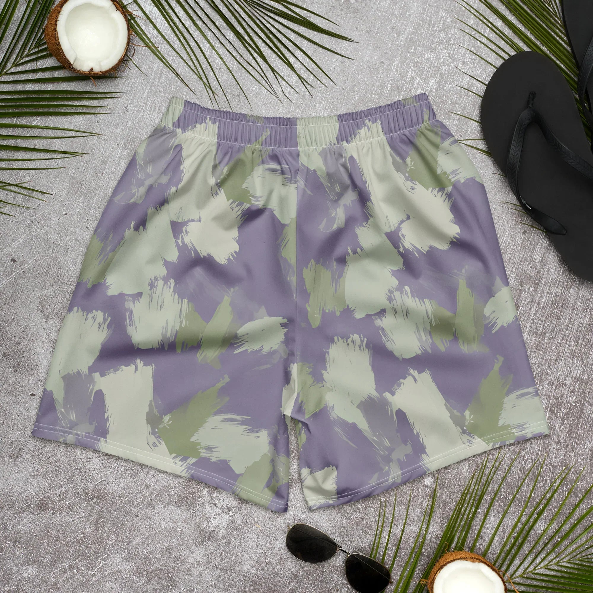 All-Over Print Unisex Athletic Long Shorts - AwRans Clothing