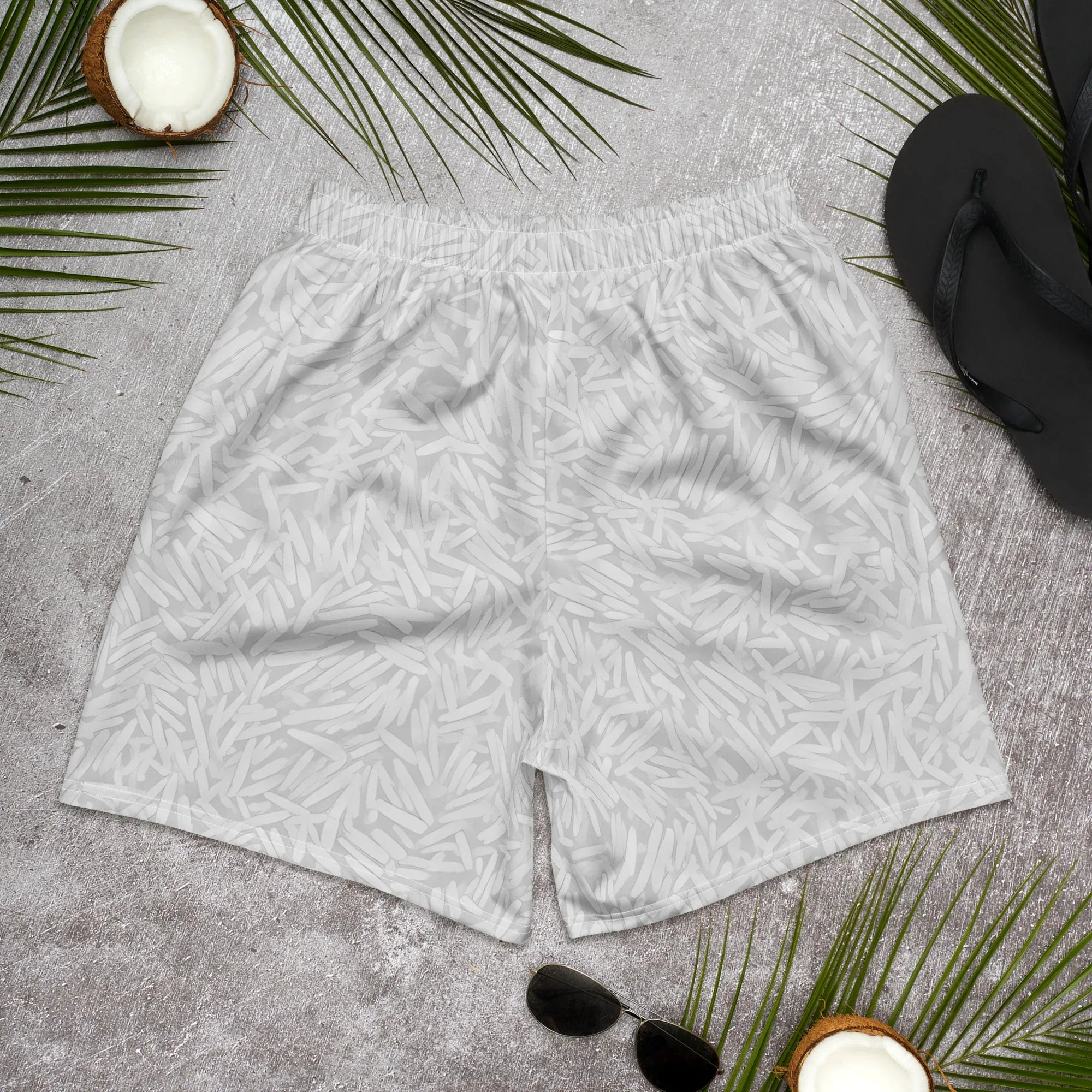 All-Over Print Unisex Athletic Long Shorts - AwRans Clothing