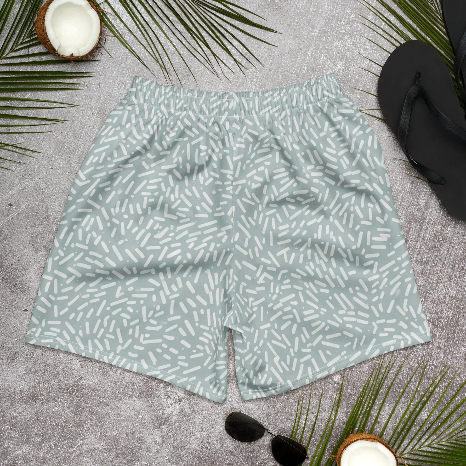 All-Over Print Unisex Athletic Long Shorts - AwRans Clothing