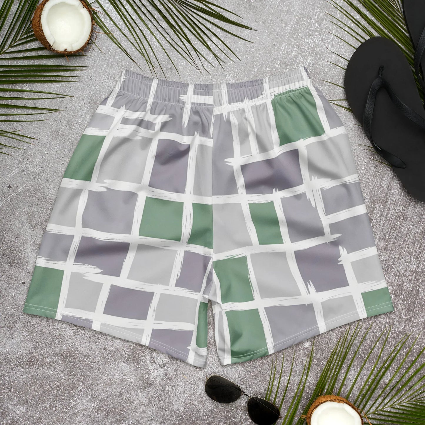 All-Over Print Unisex Athletic Long Shorts - AwRans Clothing