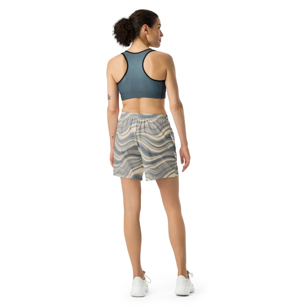 All-Over Print Unisex Athletic Long Shorts - AwRans Clothing