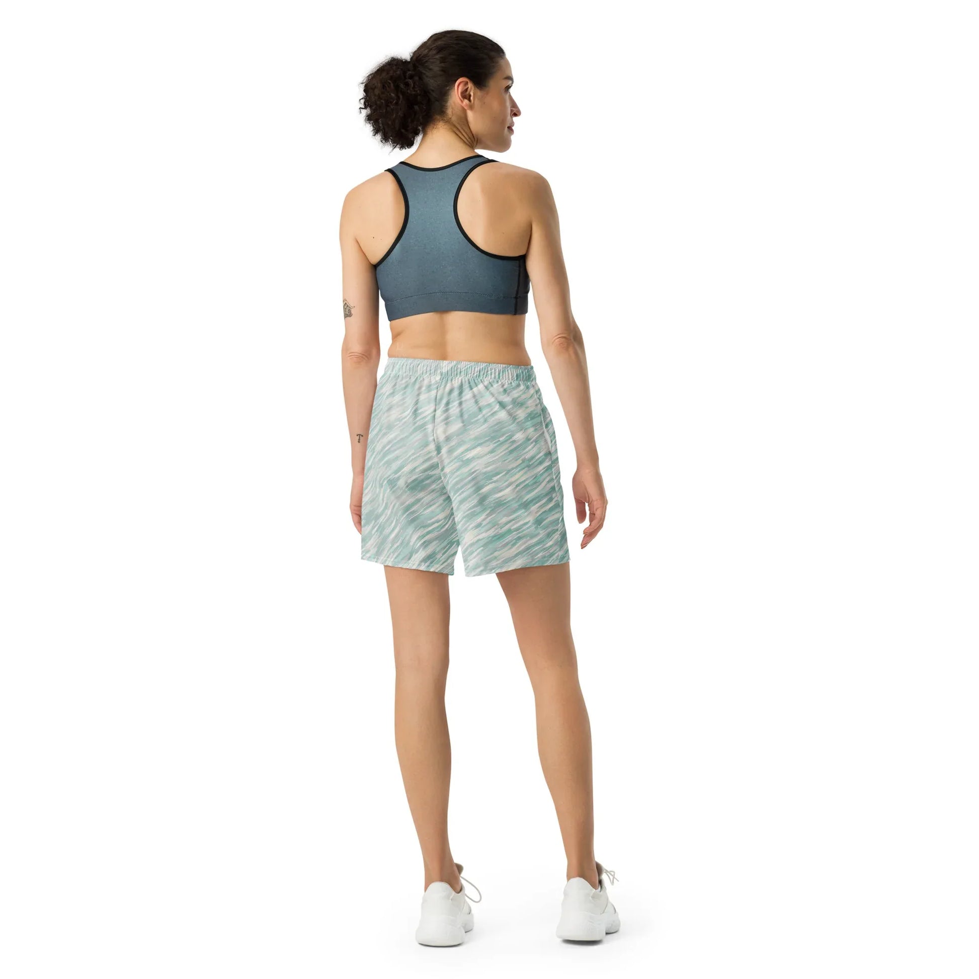 All-Over Print Unisex Athletic Long Shorts - AwRans Clothing