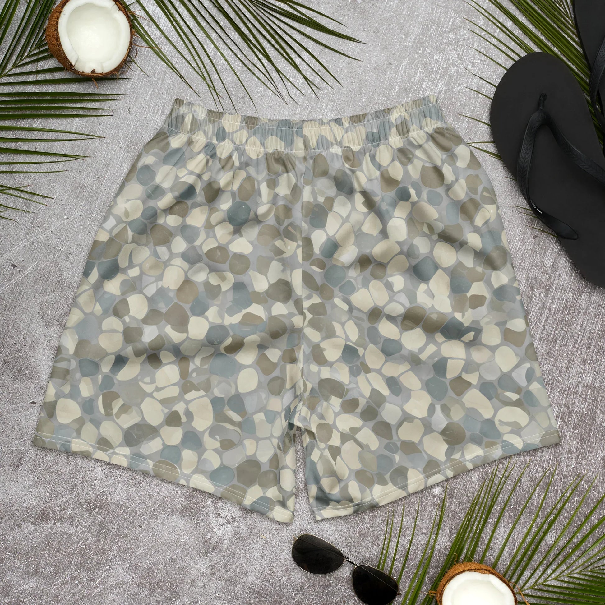 All-Over Print Unisex Athletic Long Shorts - AwRans Clothing