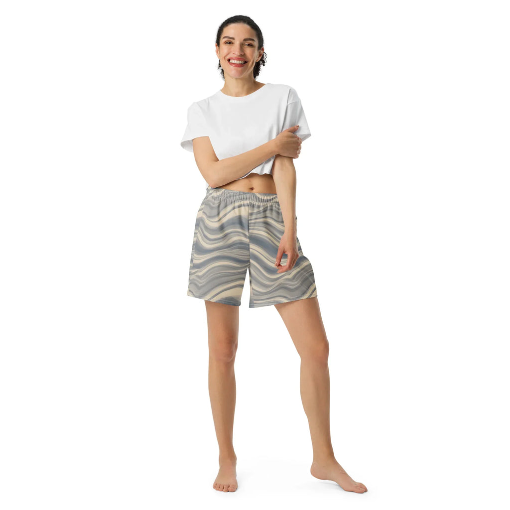 All-Over Print Unisex Athletic Long Shorts - AwRans Clothing