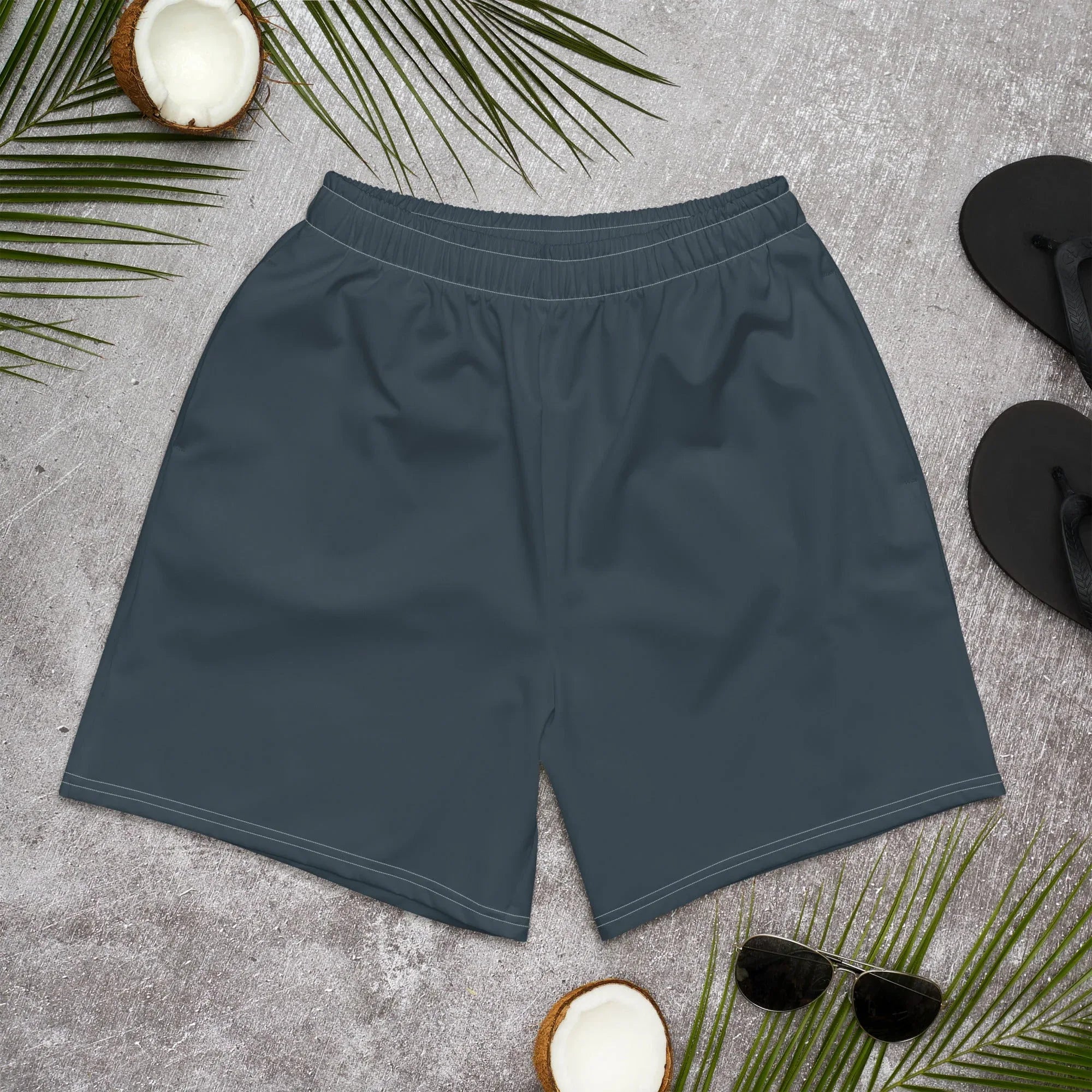 All-Over Print Unisex Athletic Long Shorts 6XL Long Shorts AwRans Clothing all-over-print-unisex-athletic-long-shorts-white-front-67534f487145a