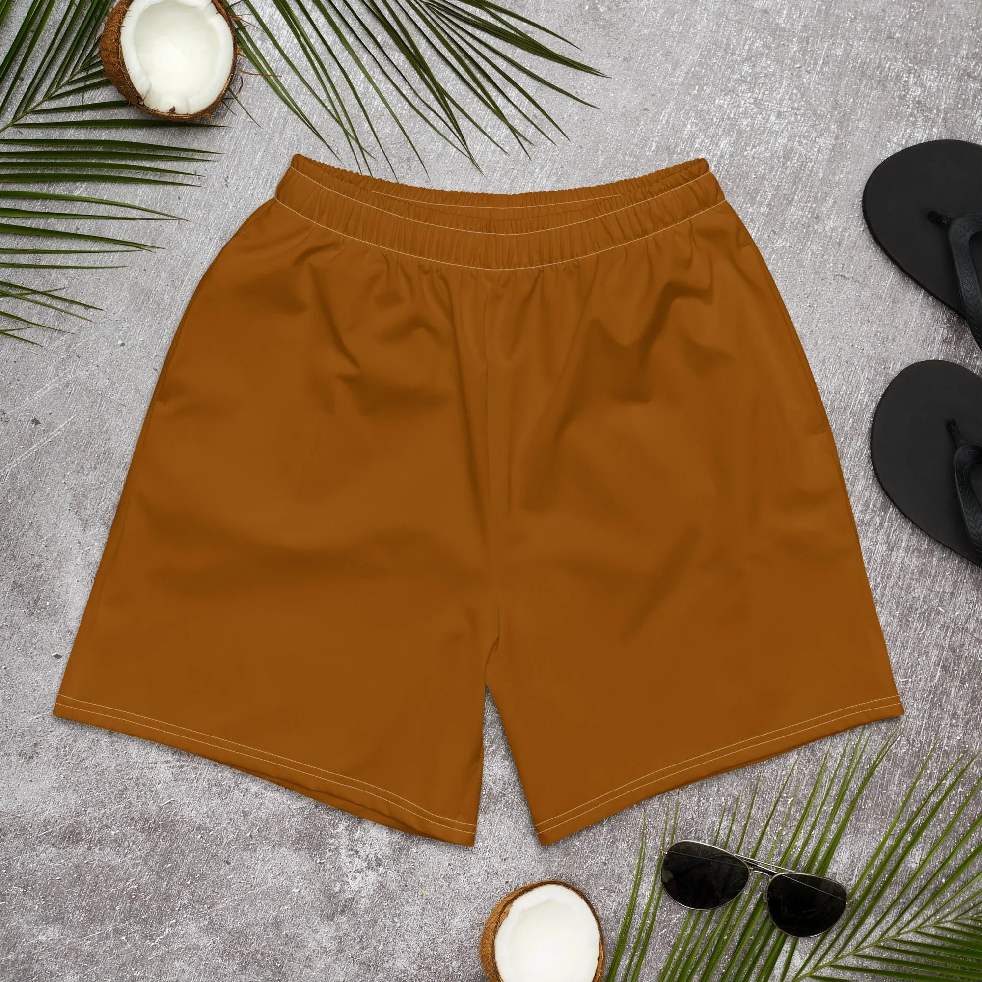 All-Over Print Unisex Athletic Long Shorts 6XL Long Shorts AwRans Clothing all-over-print-unisex-athletic-long-shorts-white-front-67534f7ceb3d2