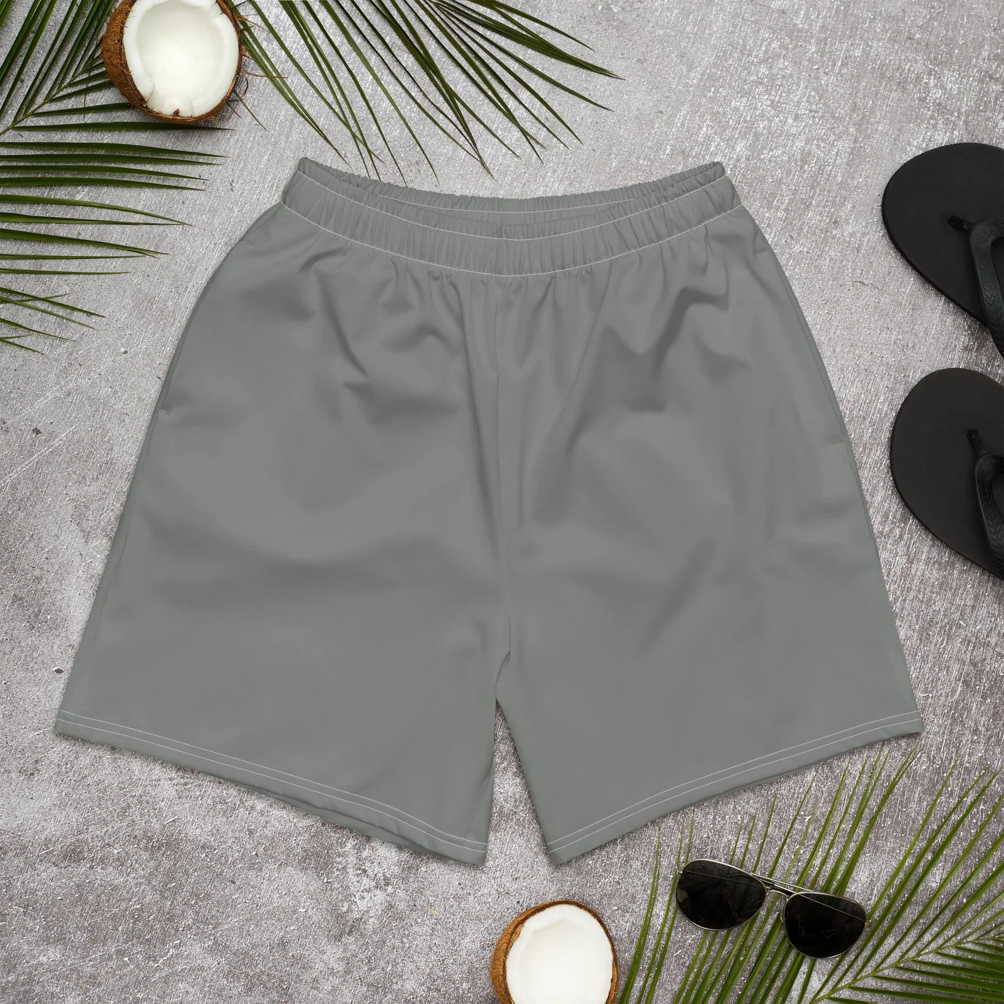 All-Over Print Unisex Athletic Long Shorts 6XL Long Shorts AwRans Clothing all-over-print-unisex-athletic-long-shorts-white-front-6753542636f83