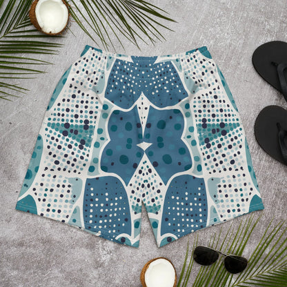 All-Over Print Unisex Athletic Long Shorts - AwRans Clothing