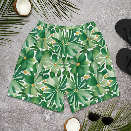 All-Over Print Unisex Athletic Long Shorts - AwRans Clothing