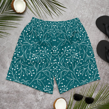 All-Over Print Unisex Athletic Long Shorts - AwRans Clothing