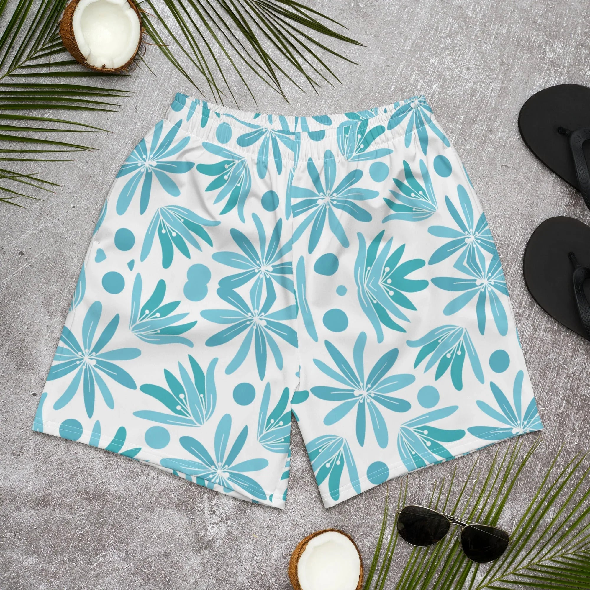 All-Over Print Unisex Athletic Long Shorts - AwRans Clothing