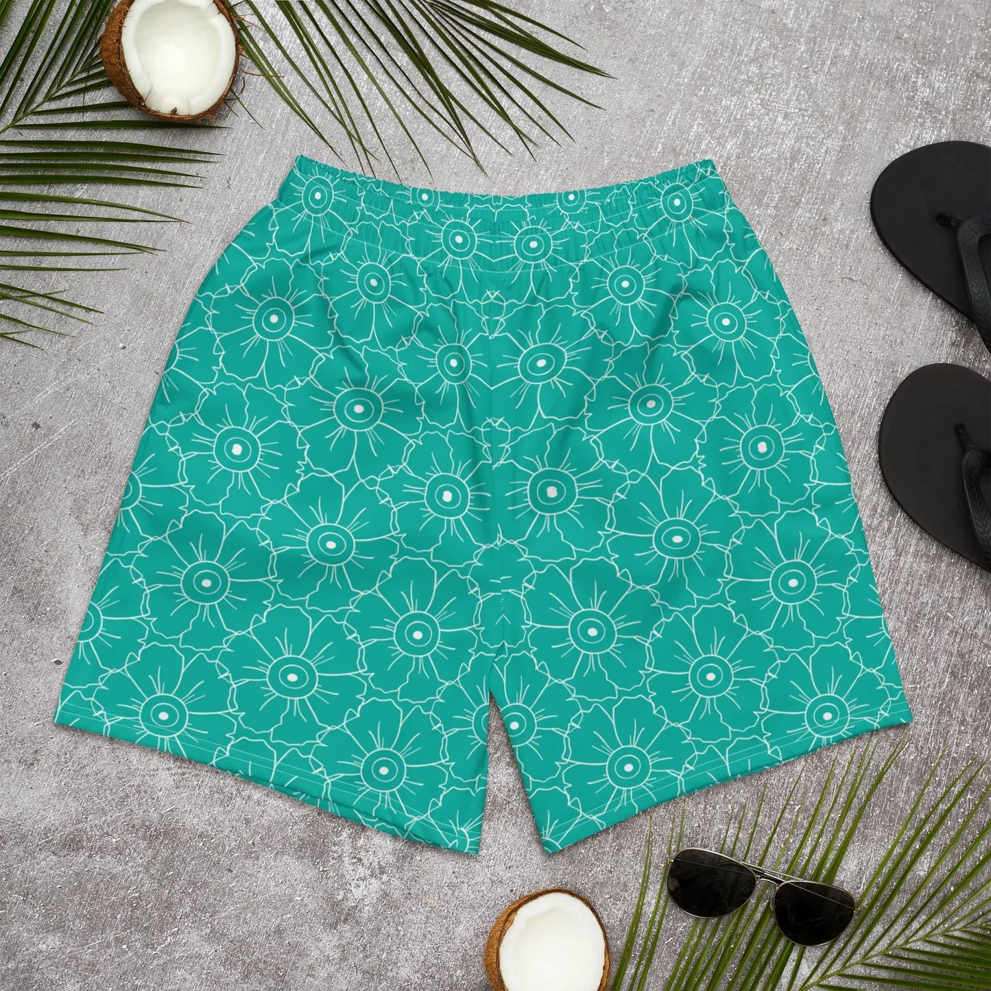 All-Over Print Unisex Athletic Long Shorts - AwRans Clothing