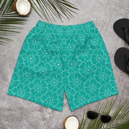 All-Over Print Unisex Athletic Long Shorts - AwRans Clothing