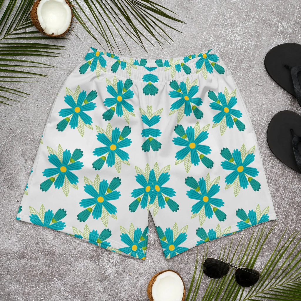 All-Over Print Unisex Athletic Long Shorts 6XL Long Shorts AwRans Clothing all-over-print-unisex-athletic-long-shorts-white-front-67536ea44cbd6