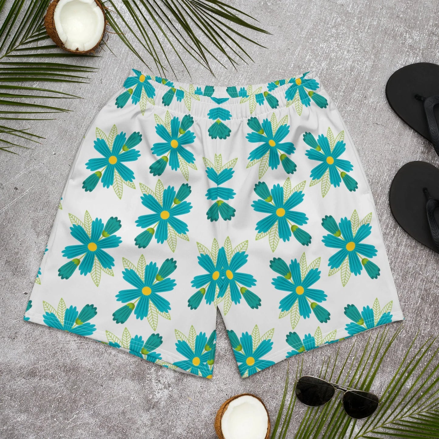 All-Over Print Unisex Athletic Long Shorts - AwRans Clothing