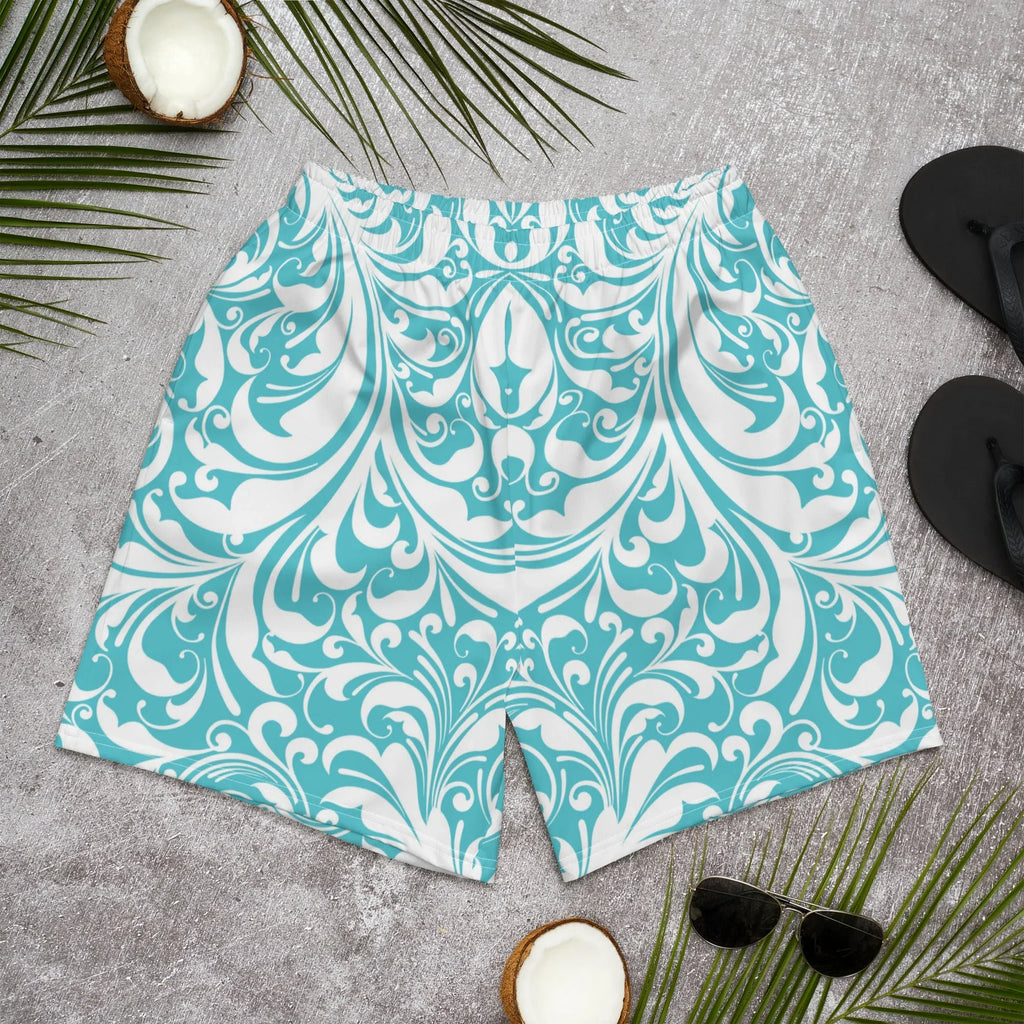 All-Over Print Unisex Athletic Long Shorts 6XL Long Shorts AwRans Clothing all-over-print-unisex-athletic-long-shorts-white-front-67536eec02a67
