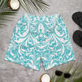 All-Over Print Unisex Athletic Long Shorts 6XL Long Shorts AwRans Clothing all-over-print-unisex-athletic-long-shorts-white-front-67536eec02a67